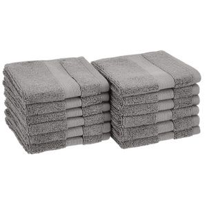 Amazon Basics Dual Performance Washcloths - 12-Pack,